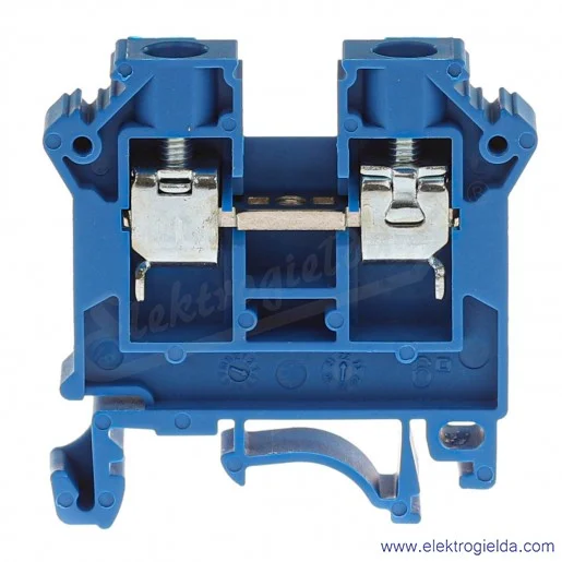 Złączka szynowa 11421313 ZSG1-6,0N niebieska 6mm2, szyna TS32 i TS35 Złączka szynowa 11421313 ZSG1-6,0N niebieska 6mm2, szyna TS32 i TS35
