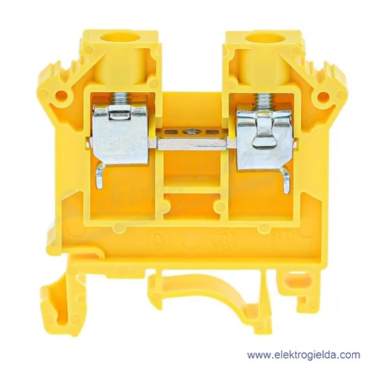 Złączka szynowa 11421314 ZSG1-6,0N żółta 6mm2, szyna TS32 i TS35 Złączka szynowa 11421314 ZSG1-6,0N żółta 6mm2, szyna TS32 i TS35