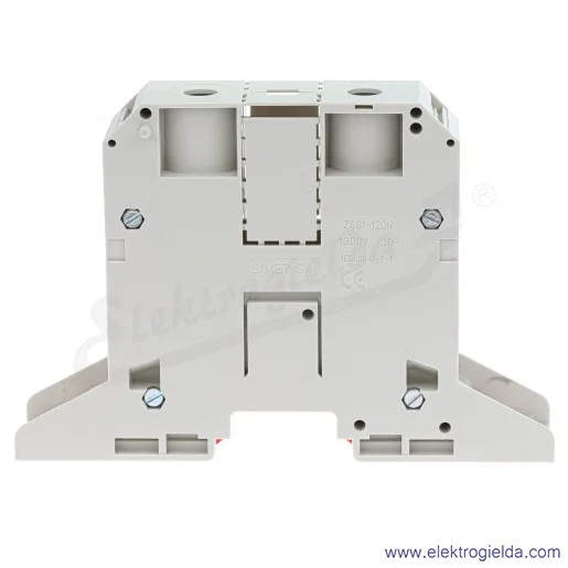 Złączka szynowa 11953312 ZSG1-120N szara 120mm2 Złączka szynowa 11953312 ZSG1-120N szara 120mm2