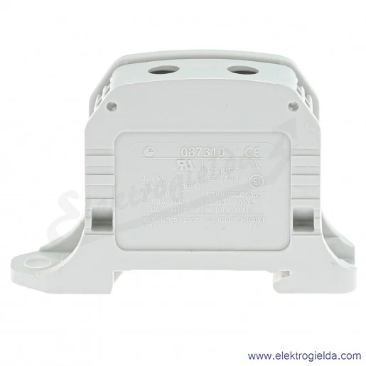 Złączka szynowa 81001002 STB 50 szara śrubowa Al/Cu 87310 simblock Złączka szynowa 81001002 STB 50 szara śrubowa Al/Cu 87310 simblock