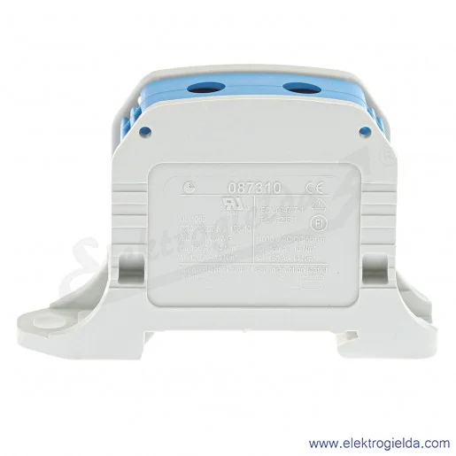 Złączka szynowa 81001003 STB 50 niebieska śrubowa Al/Cu 87310 Simblock Złączka szynowa 81001003 STB 50 niebieska śrubowa Al/Cu 87310 Simblock