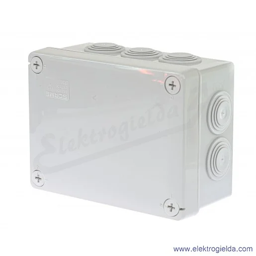 Puszka natynkowa 687.006 150X110X70 z dławikami, 10 otworów fi 29mm Puszka natynkowa 687.006 150X110X70 z dławikami, 10 otworów fi 29mm