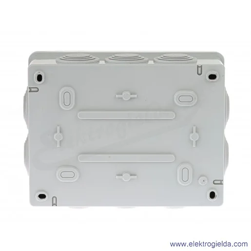 Puszka natynkowa 687.006 150X110X70 z dławikami, 10 otworów fi 29mm Puszka natynkowa 687.006 150X110X70 z dławikami, 10 otworów fi 29mm