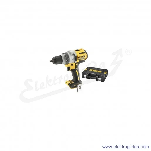 Wiertarko-wkrętarka DCD991NT-XJ 18V XRP 95Nm, 3-biegowa 450/1300/2000 obr/min, bez akumulatora i ładowarki, z walizką TSTAK Wiertarko-wkrętarka DCD991NT-XJ 18V XRP 95Nm, 3-biegowa 450/1300/2000 obr/min, bez akumulatora i ładowarki, z walizką TSTAK