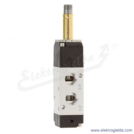 Zawór rozdzielający 3/2 G1/8 NC, monostabilny, sterowanie elektromagnetyczne, bez cewki V50A413A-A2000 Zawór rozdzielający 3/2 G1/8 NC, monostabilny, sterowanie elektromagnetyczne, bez cewki V50A413A-A2000