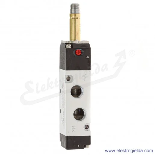 Zawór rozdzielający 5/2 G1/8 monostabilny, sterowanie cewką, powrót pneumatyczny, bez cewki V50A513A-A2000 Zawór rozdzielający 5/2 G1/8 monostabilny, sterowanie cewką, powrót pneumatyczny, bez cewki V50A513A-A2000