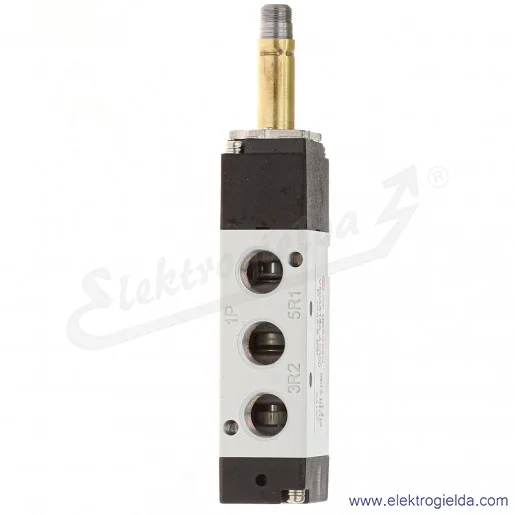 Zawór rozdzielający 5/2 G1/8 monostabilny, sterowanie cewką, powrót pneumatyczny, bez cewki V50A513A-A2000 Zawór rozdzielający 5/2 G1/8 monostabilny, sterowanie cewką, powrót pneumatyczny, bez cewki V50A513A-A2000