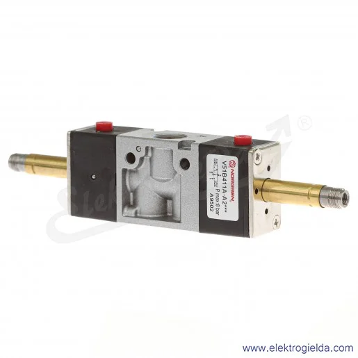 Zawór rozdzielający 3/2 G1/4 bistabilny, sterowanie cewką, bez cewek. V51B411A-A2000 Zawór rozdzielający 3/2 G1/4 bistabilny, sterowanie cewką, bez cewek. V51B411A-A2000