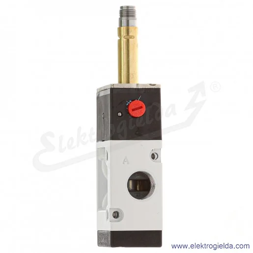 Zawór rozdzielający 3/2 G1/4 monostabilny sterowany cewką, powrót sprężyną, bez cewki V51B417A-A2000 Zawór rozdzielający 3/2 G1/4 monostabilny sterowany cewką, powrót sprężyną, bez cewki V51B417A-A2000