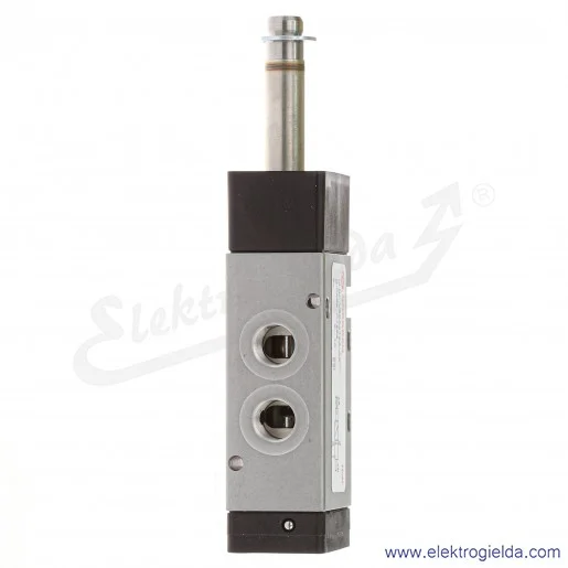 Zawór rozdzielający 3/2 G1/8 NC monostabilny, sterowany elektromagnetycznie, pilot zasilany wewnętrznie, 2-8 bar, bez cewki V60A Zawór rozdzielający 3/2 G1/8 NC monostabilny, sterowany elektromagnetycznie, pilot zasilany wewnętrznie, 2-8 bar, bez cewki V60A