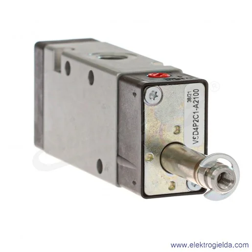 Zawór rozdzielający 3/2 G1/8 NC monostabilny, sterowany elektromagnetycznie, pilot zasilany wewnętrznie, 2-8 bar, bez cewki V60A Zawór rozdzielający 3/2 G1/8 NC monostabilny, sterowany elektromagnetycznie, pilot zasilany wewnętrznie, 2-8 bar, bez cewki V60A