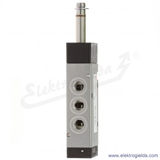 Zawór rozdzielający 5/2 G1/8 monostabilny, sterowany elektromagnetycznie, pilot zasilany wewnętrznie, 2-8 bar, bez cewki V60A513 Zawór rozdzielający 5/2 G1/8 monostabilny, sterowany elektromagnetycznie, pilot zasilany wewnętrznie, 2-8 bar, bez cewki V60A513