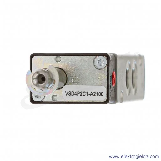 Zawór rozdzielający 5/2 G1/8 monostabilny, sterowany elektromagnetycznie, pilot zasilany wewnętrznie, 3-8 bar, bez cewki V60A517 Zawór rozdzielający 5/2 G1/8 monostabilny, sterowany elektromagnetycznie, pilot zasilany wewnętrznie, 3-8 bar, bez cewki V60A517