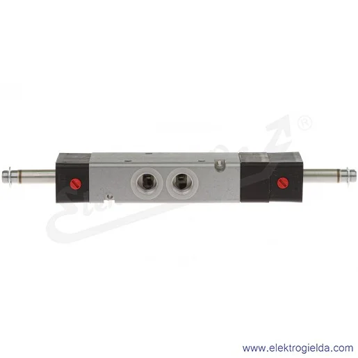 Zawór rozdzielający 5/3 G1/4 (APB) bistabilny, sterowany elektromagnetycznie, pilot zasilany wewnętrznie, 3-8 bar, bez cewek V61 Zawór rozdzielający 5/3 G1/4 (APB) bistabilny, sterowany elektromagnetycznie, pilot zasilany wewnętrznie, 3-8 bar, bez cewek V61