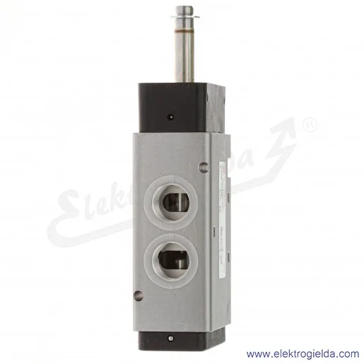 Zawór rozdzielający 3/2 G3/8 NC monostabilny, sterowany elektromagnetycznie, pilot zasilany wewnętrznie, 2-8 bar, bez cewki V62C Zawór rozdzielający 3/2 G3/8 NC monostabilny, sterowany elektromagnetycznie, pilot zasilany wewnętrznie, 2-8 bar, bez cewki V62C