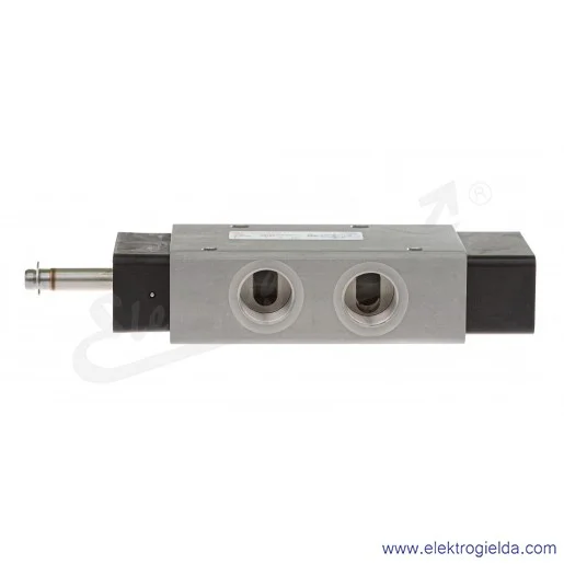 Zawór rozdzielający 3/2 G1/2 NC monostabilny, sterowany elektromagnetycznie, pilot zasilany wewnętrznie, 2-8 bar, bez cewki V63D Zawór rozdzielający 3/2 G1/2 NC monostabilny, sterowany elektromagnetycznie, pilot zasilany wewnętrznie, 2-8 bar, bez cewki V63D