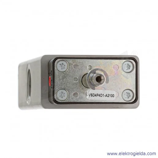 Zawór rozdzielający 3/2 G1/2 NC monostabilny, sterowany elektromagnetycznie, pilot zasilany wewnętrznie, 2-8 bar, bez cewki V63D Zawór rozdzielający 3/2 G1/2 NC monostabilny, sterowany elektromagnetycznie, pilot zasilany wewnętrznie, 2-8 bar, bez cewki V63D