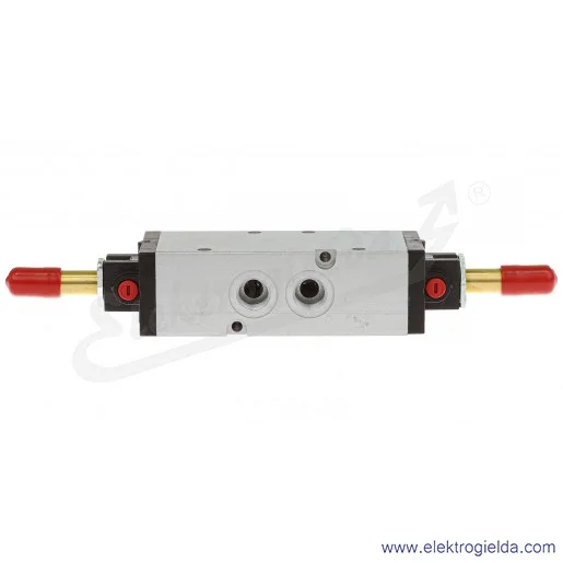 Zawór rozdzielający elektromagnetyczny 454-011-22, 5/2 bistabilny, G1/4, 2-10 Bar, 1250 l/min, bez cewek Zawór rozdzielający elektromagnetyczny 454-011-22, 5/2 bistabilny, G1/4, 2-10 Bar, 1250 l/min, bez cewek