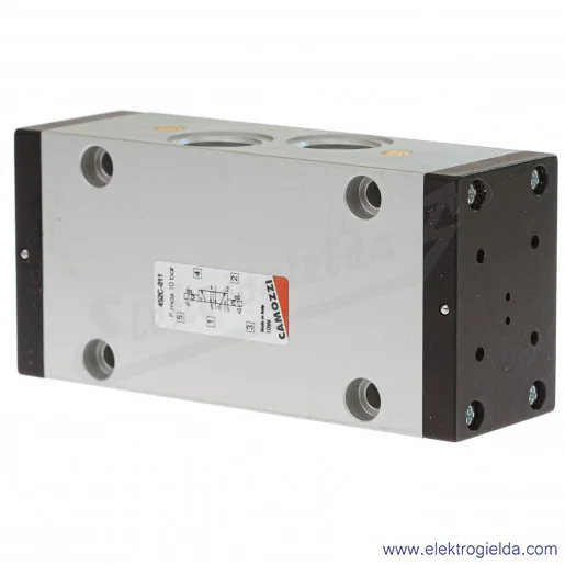 Zawór rozdzielający elektromagnetyczny 452C-011, 5/2 bistabilny, G1/2, 2-10 Bar, 2500 l/min, bez cewek Zawór rozdzielający elektromagnetyczny 452C-011, 5/2 bistabilny, G1/2, 2-10 Bar, 2500 l/min, bez cewek