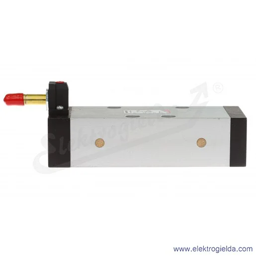 Zawór rozdzielający elektromagnetyczny 953-000-P15-23, 5/2 monostabilny, ISO3, CNOMO, 2.5-10 Bar, 4350 l/min, bez cewki Zawór rozdzielający elektromagnetyczny 953-000-P15-23, 5/2 monostabilny, ISO3, CNOMO, 2.5-10 Bar, 4350 l/min, bez cewki