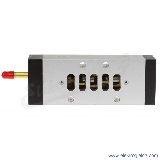 Zawór rozdzielający elektromagnetyczny 953-000-P15-23, 5/2 monostabilny, ISO3, CNOMO, 2.5-10 Bar, 4350 l/min, bez cewki Zawór rozdzielający elektromagnetyczny 953-000-P15-23, 5/2 monostabilny, ISO3, CNOMO, 2.5-10 Bar, 4350 l/min, bez cewki