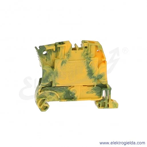 Złączka ZS6-PE przelotowa ochronna z zaciskami śrubowymi 0,2-6mm2; szerokość 6mm; żółto-zielona Złączka ZS6-PE przelotowa ochronna z zaciskami śrubowymi 0,2-6mm2; szerokość 6mm; żółto-zielona