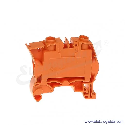 Złączka ZS16-OR przelotowa z zaciskami śrubowymi 0,5-16mm2; szerokość 10mm; pomarańczowa Złączka ZS16-OR przelotowa z zaciskami śrubowymi 0,5-16mm2; szerokość 10mm; pomarańczowa