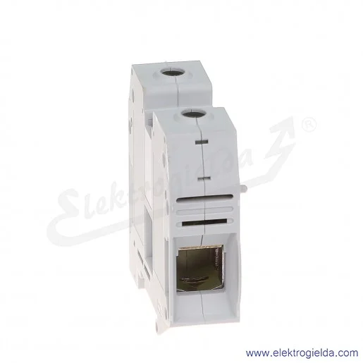 Złączka ZS70 przelotowa z zaciskami śrubowymi 16-70mm2; szerokość 22mm; szara Złączka ZS70 przelotowa z zaciskami śrubowymi 16-70mm2; szerokość 22mm; szara