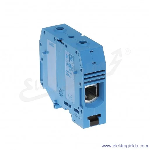 Złączka ZS95-BL przelotowa z zaciskami śrubowymi 35-95mm2; szerokość 26mm; niebieska Złączka ZS95-BL przelotowa z zaciskami śrubowymi 35-95mm2; szerokość 26mm; niebieska