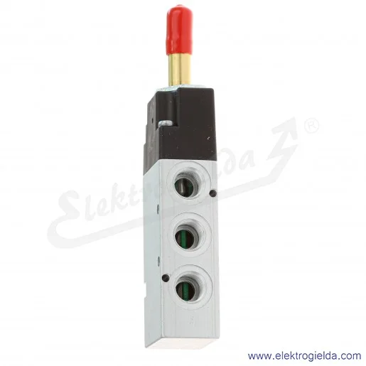 Zawór rozdzielający elektromagnetyczny 354-015-02, 5/2 monostabilny, G1/4, 2.5-10 Bar, 1300 l/min, bez cewki Zawór rozdzielający elektromagnetyczny 354-015-02, 5/2 monostabilny, G1/4, 2.5-10 Bar, 1300 l/min, bez cewki