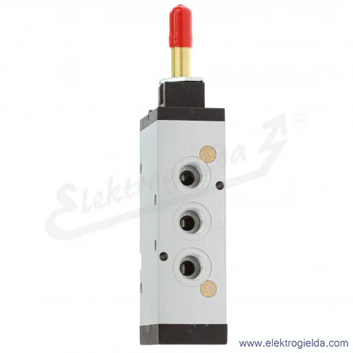 Zawór rozdzielający elektromagnetyczny 454-015-22, 5/2 monostabilny, G1/4, 2.5-10 Bar, 1250 l/min, bez cewki Zawór rozdzielający elektromagnetyczny 454-015-22, 5/2 monostabilny, G1/4, 2.5-10 Bar, 1250 l/min, bez cewki