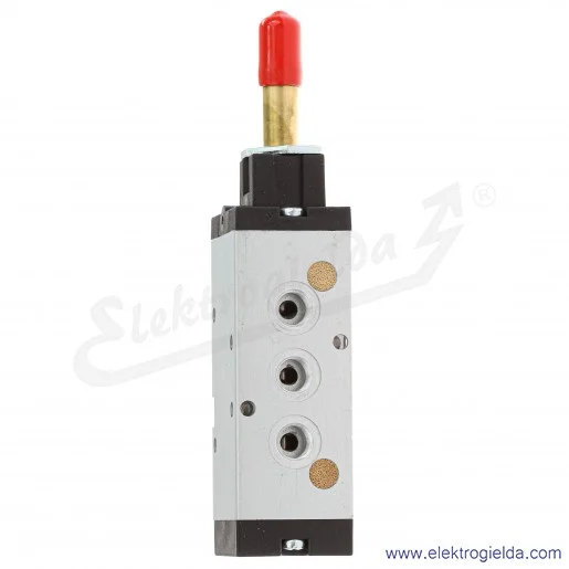 Zawór rozdzielający elektromagnetyczny 458-015-22, 5/2 monostabilny, G1/8, 2.5-10 Bar, 650 l/min, bez cewki Zawór rozdzielający elektromagnetyczny 458-015-22, 5/2 monostabilny, G1/8, 2.5-10 Bar, 650 l/min, bez cewki