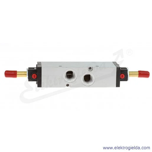 Zawór rozdzielający elektromagnetyczny 463-011-22, 5/3 w pozycji środkowej zamknięty, G3/8, 2.5-10 Bar, 1600 l/min, bez cewki Zawór rozdzielający elektromagnetyczny 463-011-22, 5/3 w pozycji środkowej zamknięty, G3/8, 2.5-10 Bar, 1600 l/min, bez cewki