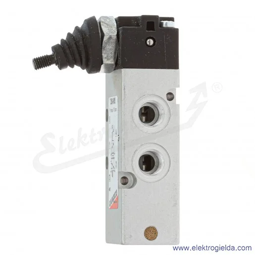 Zawór rozdzielający ręczny 358-905, 5/2 monostabilny, G1/8, element wykonawczy dźwignia, -0.9-10 Bar, 700 l/min Zawór rozdzielający ręczny 358-905, 5/2 monostabilny, G1/8, element wykonawczy dźwignia, -0.9-10 Bar, 700 l/min