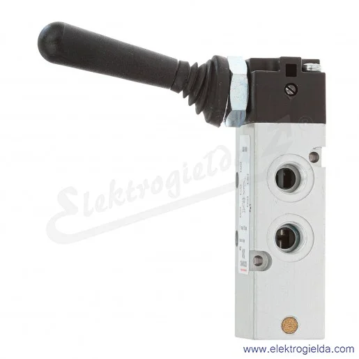 Zawór rozdzielający ręczny 358-900, 5/2 bistabilny, G1/8, element wykonawczy dźwignia, -0.9-10 Bar, 700 l/min Zawór rozdzielający ręczny 358-900, 5/2 bistabilny, G1/8, element wykonawczy dźwignia, -0.9-10 Bar, 700 l/min