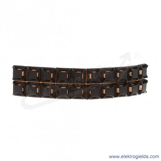 Element mocujący E01EM-01020500200, E91S V0, czarny, 100szt, do opasek zaciskowych (12,5mm x 12,5mm) Element mocujący E01EM-01020500200, E91S V0, czarny, 100szt, do opasek zaciskowych (12,5mm x 12,5mm)