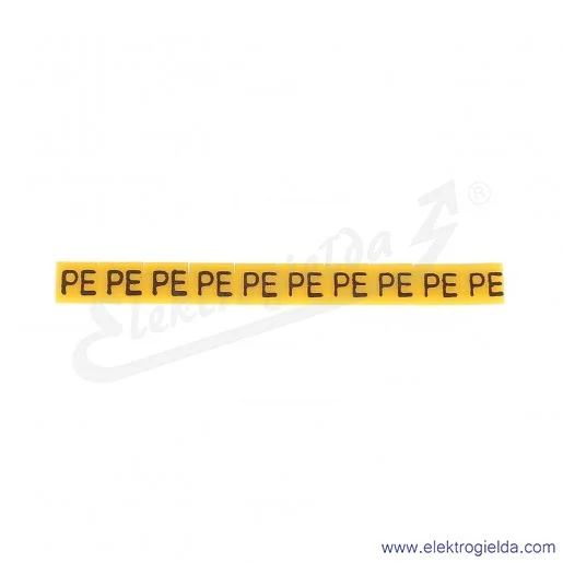 Oznacznik opisowy E04ZP-01020206300, OZ 1 *PE*, żółty, 100szt Oznacznik opisowy E04ZP-01020206300, OZ 1 *PE*, żółty, 100szt