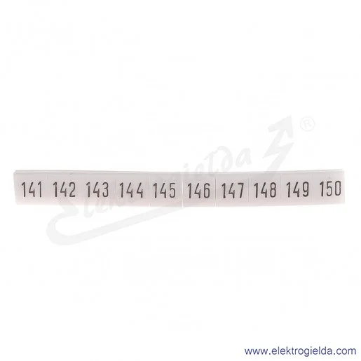 Oznacznik opisowy R34RR-02050405000, EZ-5B *141-150*, biały, 100szt Oznacznik opisowy R34RR-02050405000, EZ-5B *141-150*, biały, 100szt