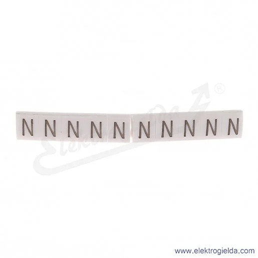 Oznacznik opisowy R34RR-02050407000, EZ-5B *N*, biały, 100szt Oznacznik opisowy R34RR-02050407000, EZ-5B *N*, biały, 100szt