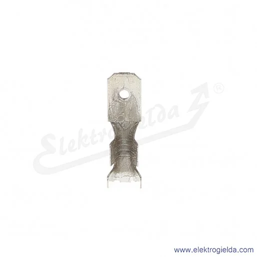 Wsuwka konektorowa E10KN-01020100600 W 6,3-6/0.8 mosiądz cynowany, 100szt Wsuwka konektorowa E10KN-01020100600 W 6,3-6/0.8 mosiądz cynowany, 100szt