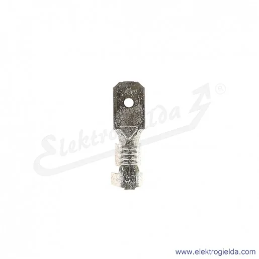 Wsuwka konektorowa E10KN-01020100600 W 6,3-6/0.8 mosiądz cynowany, 100szt Wsuwka konektorowa E10KN-01020100600 W 6,3-6/0.8 mosiądz cynowany, 100szt