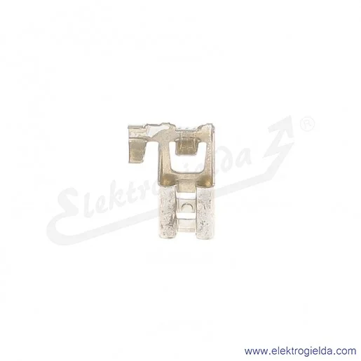 Nasuwka kątowa E10KN-01040100310 NK 6,3-2,5/0,8 mosiężna cynowana, 100 sztuk Nasuwka kątowa E10KN-01040100310 NK 6,3-2,5/0,8 mosiężna cynowana, 100 sztuk