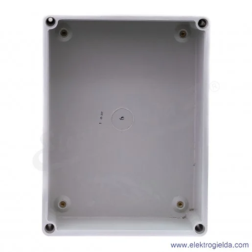 Obudowa seria Halyester CA-43s 360x270x170 IP67, RAL7035, pełne wieczko, montaż natynkowy Obudowa seria Halyester CA-43s 360x270x170 IP67, RAL7035, pełne wieczko, montaż natynkowy