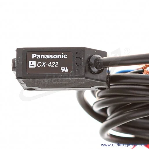 Czujnik odbiciowy CX-422 zasięg 0..800mm, NPN, zasilanie 12..24VDC, przewód 2m Czujnik odbiciowy CX-422 zasięg 0..800mm, NPN, zasilanie 12..24VDC, przewód 2m