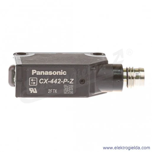 Czujnik odbiciowy CX-442-P-Z eliminacja wpływu tła, zasięg 20..300mm, zasilanie 12..24VDC, PNP, złącze męskie M8 4P Czujnik odbiciowy CX-442-P-Z eliminacja wpływu tła, zasięg 20..300mm, zasilanie 12..24VDC, PNP, złącze męskie M8 4P