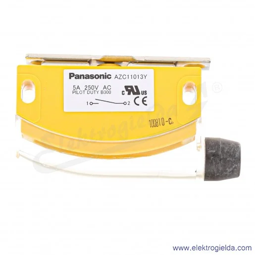 Wyłącznik krańcowy AZC11013Y magnetyczny żółty 250VAC 5A 1NO Wyłącznik krańcowy AZC11013Y magnetyczny żółty 250VAC 5A 1NO