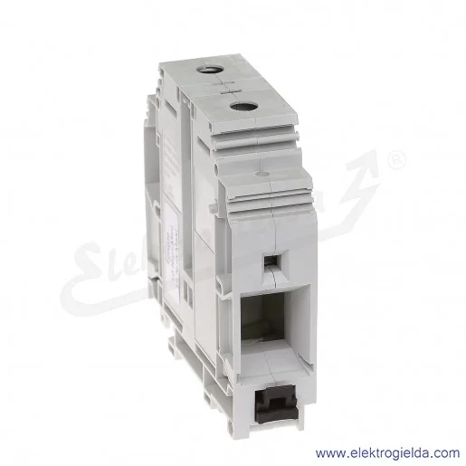 Złączka D150/31.D10 przelotowa z zaciskami śrubowymi 50-150mm2; szerokość 31mm; szara Złączka D150/31.D10 przelotowa z zaciskami śrubowymi 50-150mm2; szerokość 31mm; szara