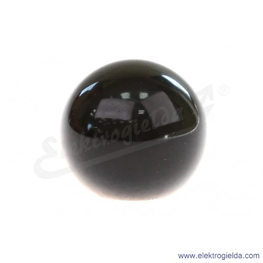 Gałka kulista DIN319-KU-32-M8-C otwór gwintowany M8, średnica 32mm, czarna Gałka kulista DIN319-KU-32-M8-C otwór gwintowany M8, średnica 32mm, czarna