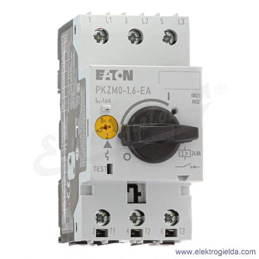 Wyłącznik silnikowy PKZM0-1,6-EA 3P 0,37kW 1-1,6A Wyłącznik silnikowy PKZM0-1,6-EA 3P 0,37kW 1-1,6A
