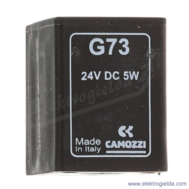 Cewka do elektrozaworu G73, 24VDC, 5W, Camozzi Cewka do elektrozaworu G73, 24VDC, 5W, Camozzi